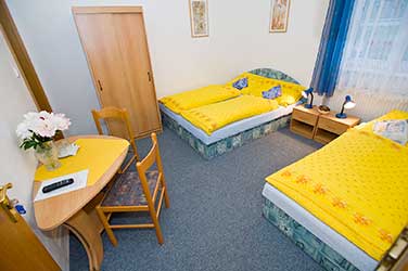 Zimmer in der Pension U hamru Český Krumlov, Foto: Lubor Mrázek