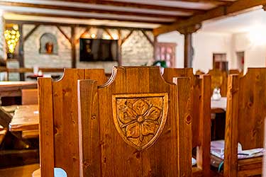 Restaurant in pension U hamru Český Krumlov, photo by: Lubor Mrázek