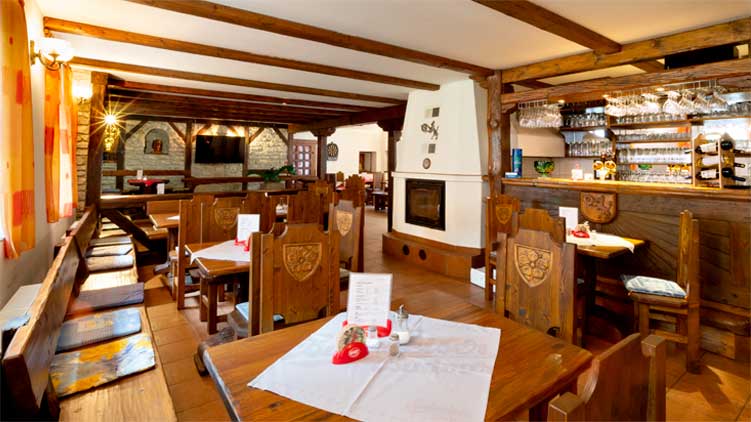 Restaurace v Penzionu U Hamru Český Krumlov